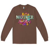 Chestnut mother hustler lightning bolt Long Sleeve Tee - NancyCooperArtShop