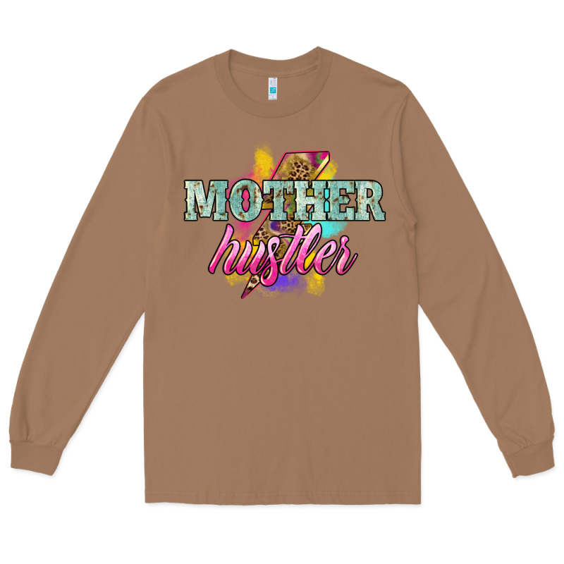Mother Hustler Lightning Bolt Long Sleeve Tee by NancyCooperArtShop | Teevron