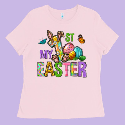 My First Easter Ladies Tee Designed By Neo Western