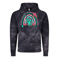 Cloud Black nurse life spring stethoscope heart rainbow Vintage Hoodie - BarkalooDesign