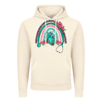 Vintage Artic nurse life spring stethoscope heart rainbow Vintage Hoodie - BarkalooDesign