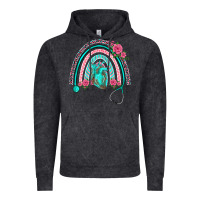 Vintage Black nurse life spring stethoscope heart rainbow Vintage Hoodie - BarkalooDesign