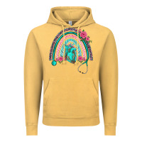 Vintage Mustard nurse life spring stethoscope heart rainbow Vintage Hoodie - BarkalooDesign