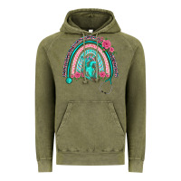 Vintage Olive nurse life spring stethoscope heart rainbow Vintage Hoodie - BarkalooDesign