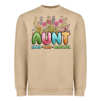 Aunt Loved Kind Beautiful Heavyweight Sweatshirt | Teevron