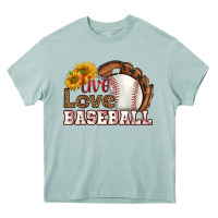 Arona live love baseball Heavy Core Tee - HRA Design Shop