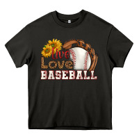 Asphalt live love baseball Heavy Core Tee - HRA Design Shop