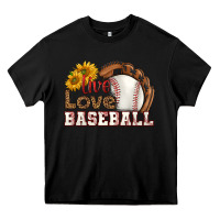 Black live love baseball Heavy Core Tee - HRA Design Shop
