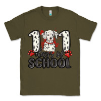 Army Green 101 days of school Classic Tee - MaliasSmallBusiness