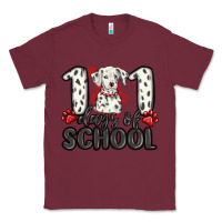 Burgundy 101 days of school Classic Tee - MaliasSmallBusiness