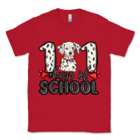 Red 101 days of school Classic Tee - MaliasSmallBusiness