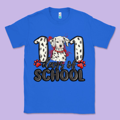101 Days Of School Classic Tee Designed By Maliassmallbusiness