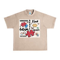 French Oak autism Urban Heavy Tee - MaliasSmallBusiness