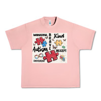 Salmon autism Urban Heavy Tee - MaliasSmallBusiness