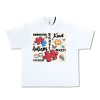 White autism Urban Heavy Tee - MaliasSmallBusiness