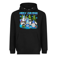 Black merry christmas gnomies Heavyweight Hoodie - texasbilliewilder