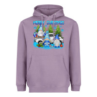 Lavender merry christmas gnomies Heavyweight Hoodie - texasbilliewilder