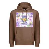 Chestnut i am allergic to stupidity Premium Hoodie - TumblerDesignByShophia
