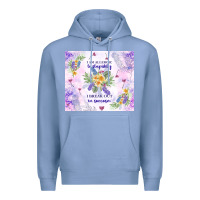 Colony Blue i am allergic to stupidity Premium Hoodie - TumblerDesignByShophia