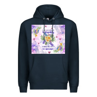 Navy i am allergic to stupidity Premium Hoodie - TumblerDesignByShophia