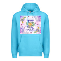 Ocean Blue i am allergic to stupidity Premium Hoodie - TumblerDesignByShophia