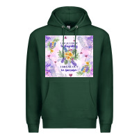 Sports Green i am allergic to stupidity Premium Hoodie - TumblerDesignByShophia