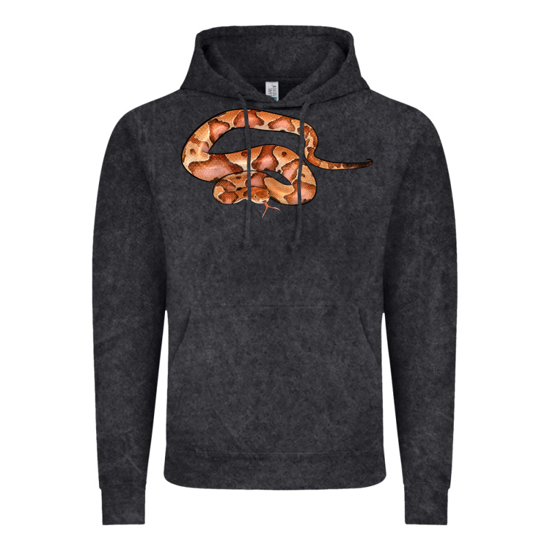 Copperhead Snake Illustrations Vintage Hoodie by LillyAllenDesigns | Teevron