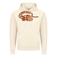 Vintage Arctic Copperhead Snake Illustrations Vintage Hoodie - LillyAllenDesigns
