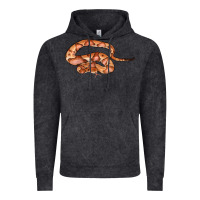 Vintage Black Copperhead Snake Illustrations Vintage Hoodie - LillyAllenDesigns