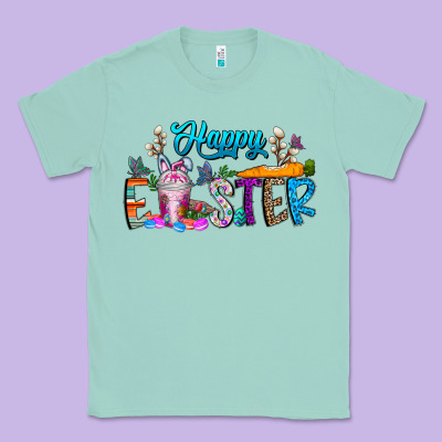 Happy Easter Coffee Classic Tee Designed By Cowhidedigitalart