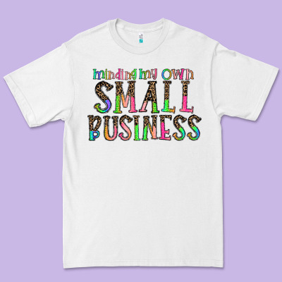 Minding My Own Small Bussiness Premium Tee Designed By Cowhidedigitalart