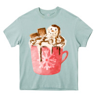 Arona hotcocoa with snowman  fa element Heavy Core Tee - FaDigitalArtStudio