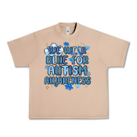 We Wear Blue For Autism Awareness Urban Heavy Tee | Teevron