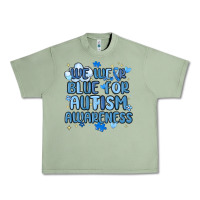 Oil Green we wear blue for autism awareness Urban Heavy Tee - MaliasSmallBusiness