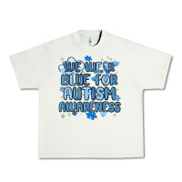 Pistachio we wear blue for autism awareness Urban Heavy Tee - MaliasSmallBusiness