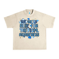 Sandshell we wear blue for autism awareness Urban Heavy Tee - MaliasSmallBusiness