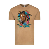 Free Spirit Quarter Horse Floral Vintage Tee | Teevron