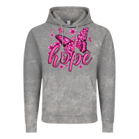 Hope Breast Cancer Butterfly Vintage Hoodie | Teevron