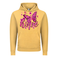 Vintage Mustard hope breast cancer butterfly Vintage Hoodie - Jasminsmagicworld