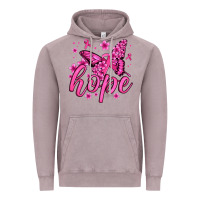 Vintage Zinc hope breast cancer butterfly Vintage Hoodie - Jasminsmagicworld