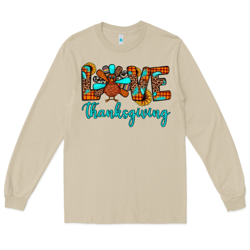 Love Thanksgiving Long Sleeve Tee by JahusDesignShop | Teevron