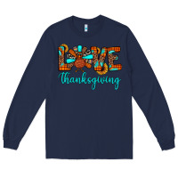 Navy love thanksgiving Long Sleeve Tee - JahusDesignShop