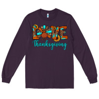 Plum love thanksgiving Long Sleeve Tee - JahusDesignShop