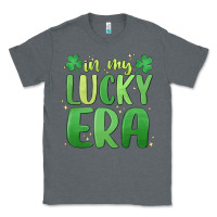 Charcoal Heather in my lucky era st. patrick's day Classic Tee - MaliasSmallBusiness