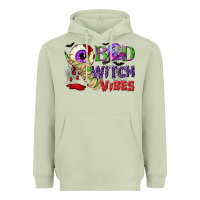 Matcha Bad witch vibes Heavyweight Hoodie - NancyCooperArtShop