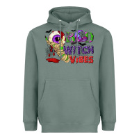 Sage Bad witch vibes Heavyweight Hoodie - NancyCooperArtShop