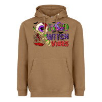 Toasted Coconut Bad witch vibes Heavyweight Hoodie - NancyCooperArtShop