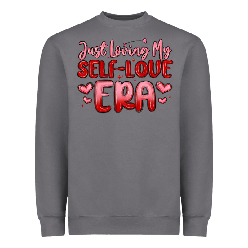 Just Loving My Self Love Era Heavyweight Sweatshirt by MaliasSmallBusiness | Teevron