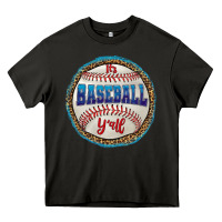 Asphalt it's baseball y'all Heavy Core Tee - HRA Design Shop