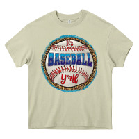 Mossy it's baseball y'all Heavy Core Tee - HRA Design Shop